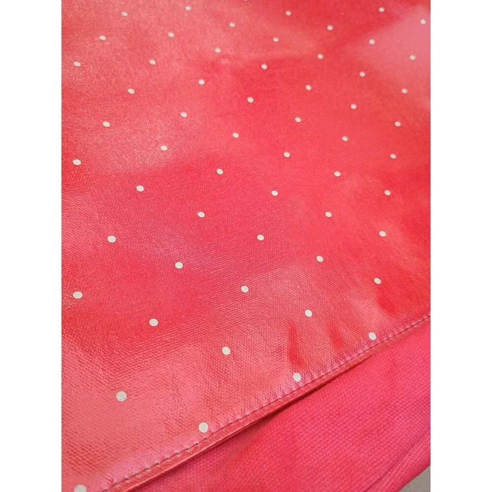Franklin Covey Laptop Red Polka Dot Business Lap Top Bag Messenger Bag